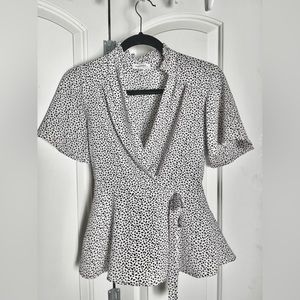 Speckled size S Monteau blouse
